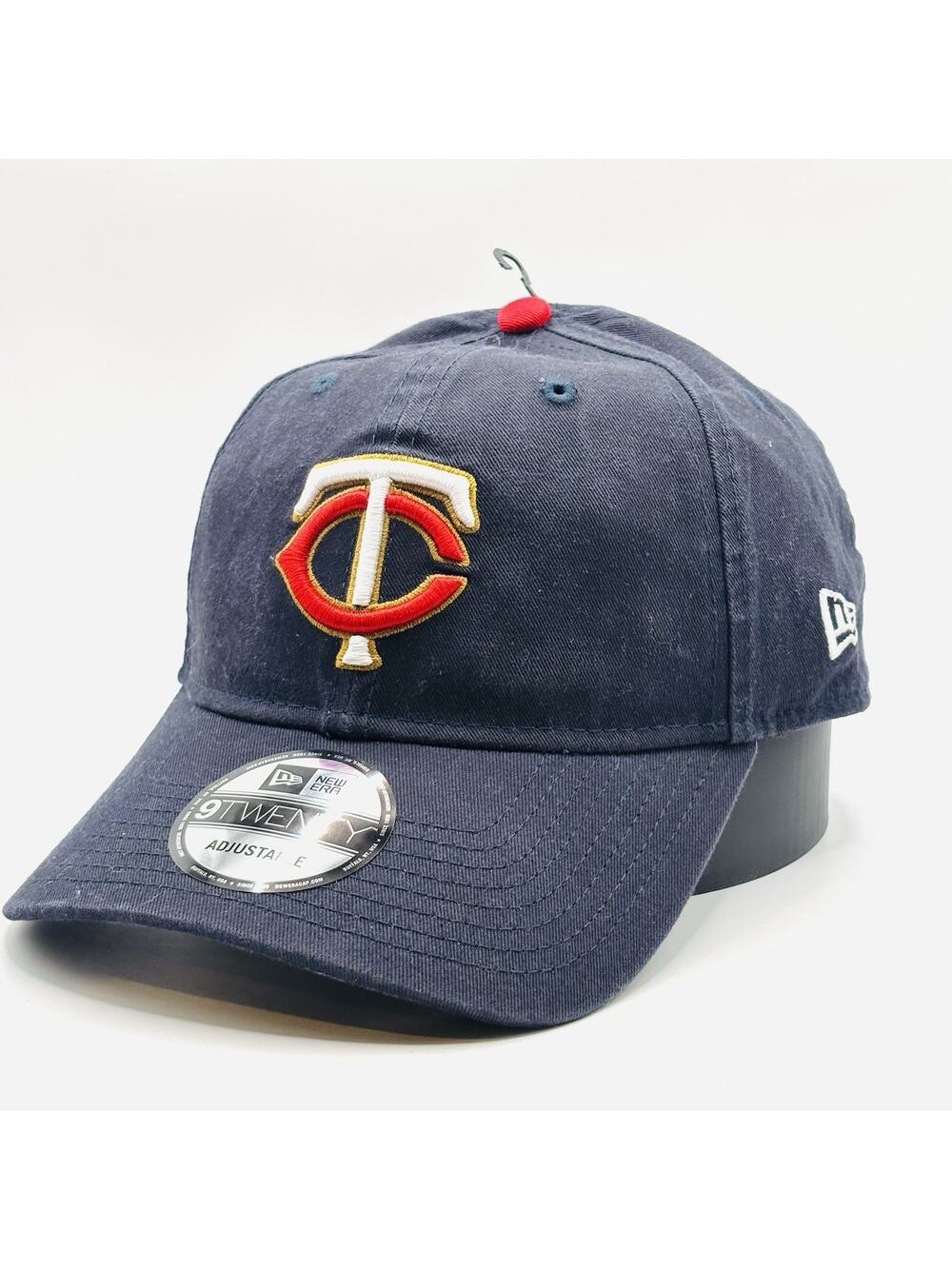 MINNESOTA TWINS MLB OFFICIAL NEW ERA 9FORTY THE LEAGUE STRAPBACK HAT CAP BLUE